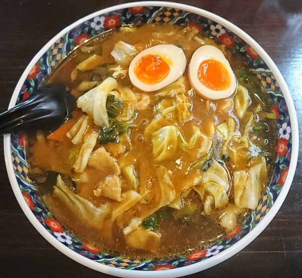 「カレー広東メン+味玉(900円)」@中華 大黒屋の写真