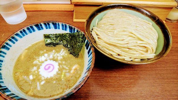 「煮番搾り(中･冷やもり)」@つけめん 三三㐂の写真