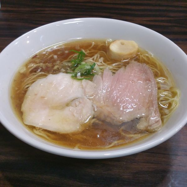 「アジ煮干の中華そば」@中華そば 梟の写真