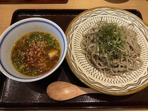 「つけ蕎麦 750円」@つけ蕎麦 安土 那覇泉崎店の写真