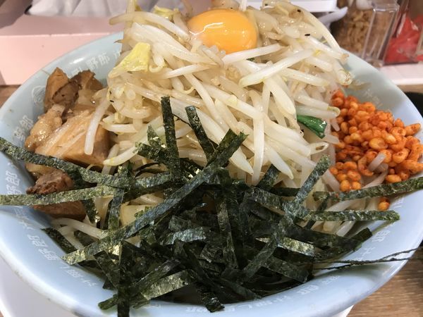 「汁なし野郎 830円」@野郎ラーメン 大森店の写真