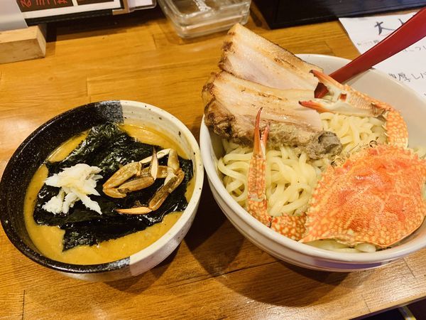 「濃厚な蟹つけ麺」@北じんじんの写真