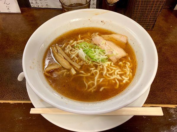 「濃厚煮干しラーメン850円+ランチ時150円みょうがごはん」@ラーメン専門店 なるとやの写真