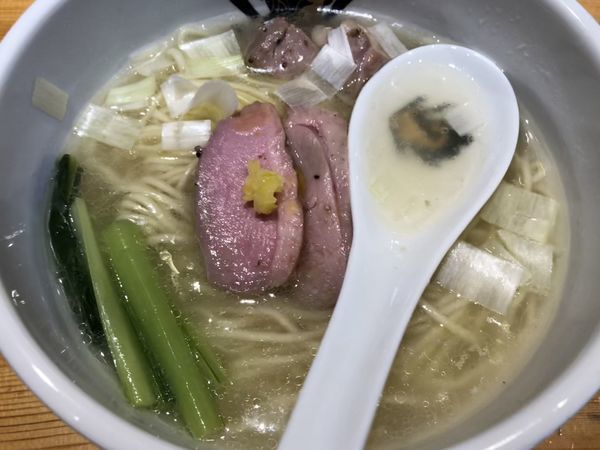 「鴨中華そば（塩）」@満鶏軒の写真