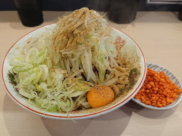 「まぜそば 300g」@鷹の目 蒲田店の写真