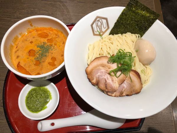 「オマール海老のつけ麺」@えびそば えび助 TOKYOの写真
