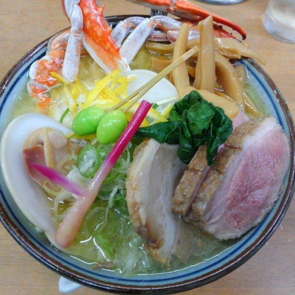 「鶏スープ天然柚子塩IN大蛤C (2000円)(違ったかも)他」@MENYA 食い味の道有楽の写真