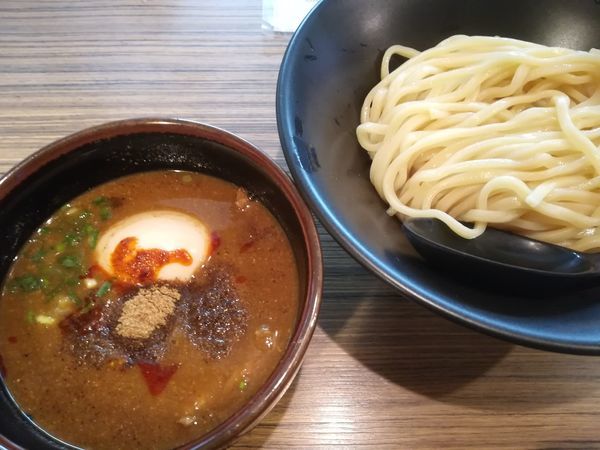 「吟醸つけ麺 味噌（並）+半熟煮玉子」@吟醸らーめん 久保田 本店の写真