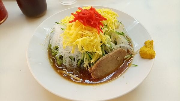 「冷やし中華(大盛)６００円」@博多天神 渋谷南口店の写真