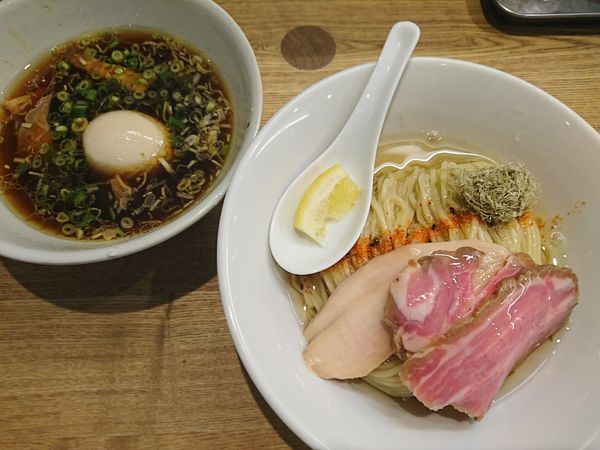 「特製つけそば(軍鶏)1200円」@麺尊 RAGEの写真