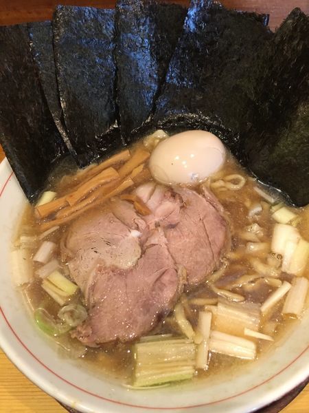 「中華そば+味玉＋海苔」@中華そば 葉山の写真