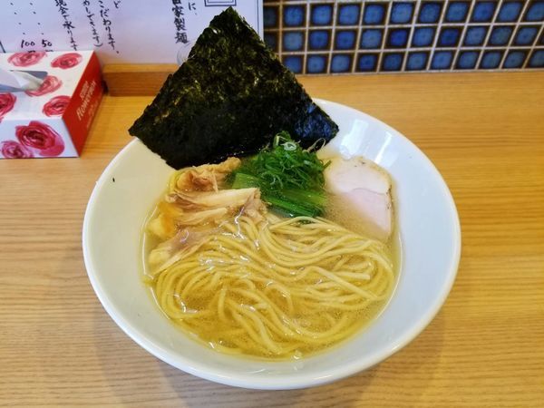 「【限定】鯛塩らーめん アラ焼きのっけ900円」@ほっこり中華そば もつけの写真