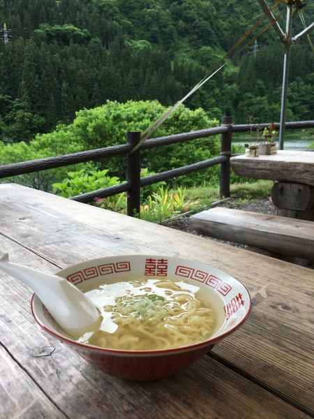 「つるの湯ラーメン(400¥)」@お食事処つるやの写真