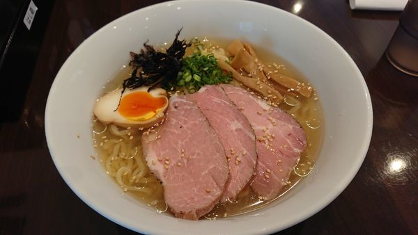 「鶏と魚介の冷やしらーめん@850円」@麺屋 志縁の写真