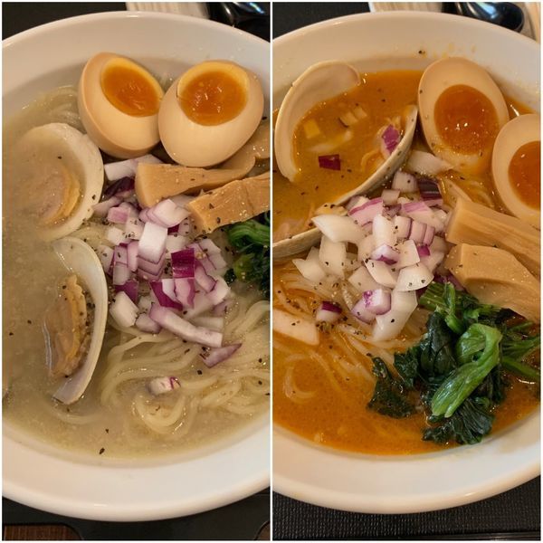 はまぐり白湯ラーメン＋フュージョン