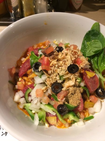 「ピザソバ(並)850円」@ajito ismの写真