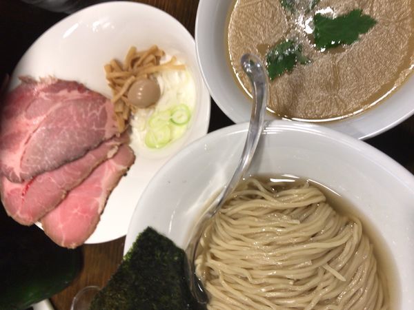 「鯛塩鰹昆布水つけ麺750円」@Soupmenの写真