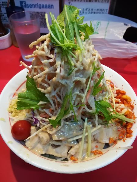 「冷やし中華普通900全部」@千里眼の写真