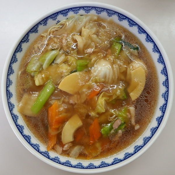 「広東麺　五目うまにそば」@盛華園の写真