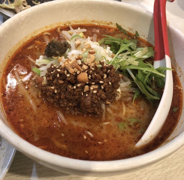 「担担麺　850円＋色々」@麺屋 誉の写真