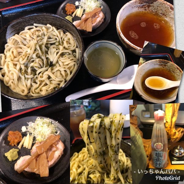 「秋田男鹿半島産）ぎばさつけ麺 950円」@秋田ラーメン はまの写真