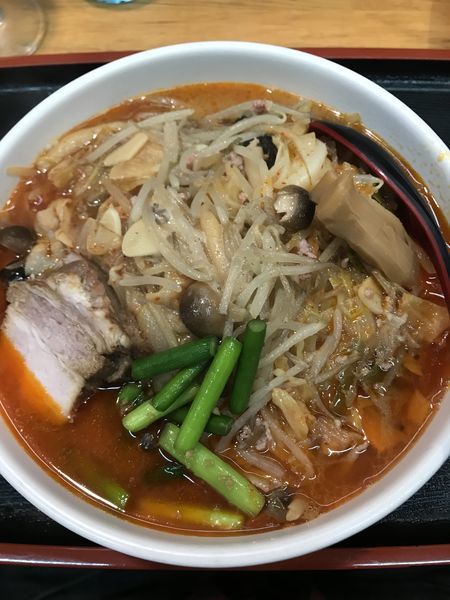 「【限定】野菜タップリ辛味噌タンメン」@味噌麺処 花道庵の写真