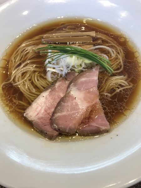 「中華蕎麦 醤油」@宍道湖しじみ中華蕎麦 琥珀 東京本店の写真