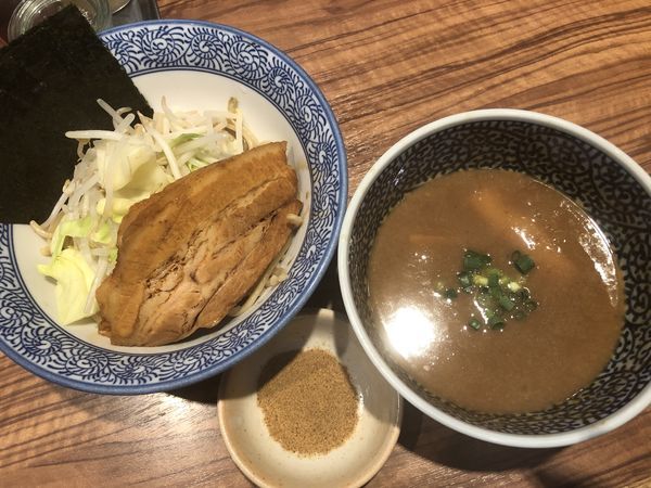 「ミニつけ麺＋海苔」@ラーメン燈郎の写真