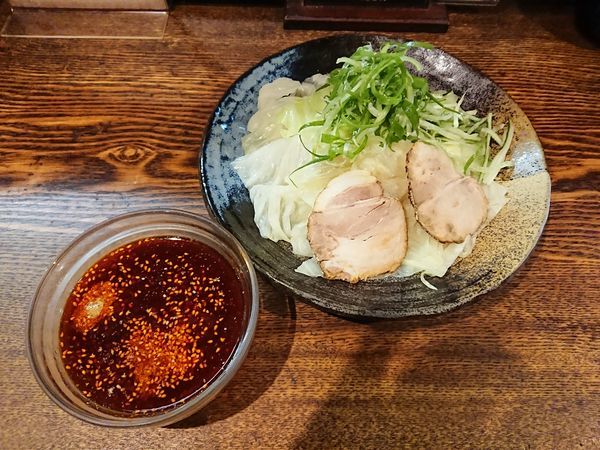 「つけ麺 700円」@つけ麺本舗 辛部 十日市店の写真