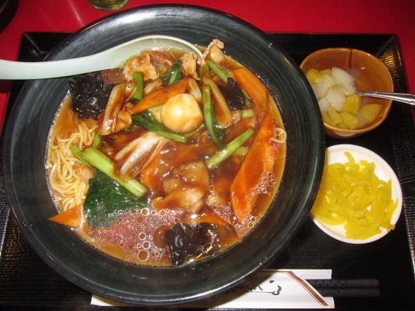 「五目湯麺（単品）　600円（ランチ）」@花彫酒家の写真