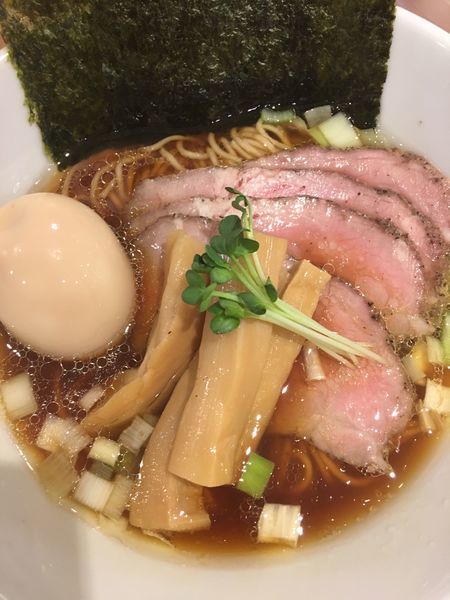 「特製中華そば」@中華そば たかばんの写真