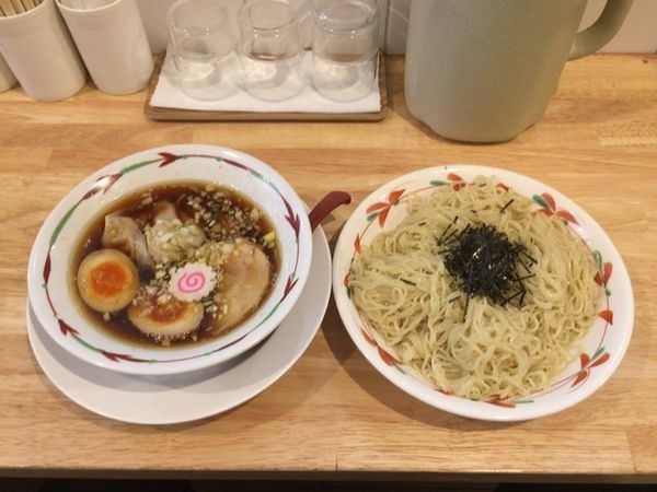 「つけ麺醤油 特製つけ麺 大盛 醤油 細麺」@らーめん天神下 大喜の写真