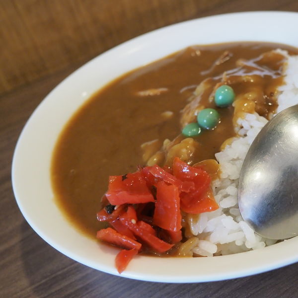 「らーめんと半カレーセット の 半カレー」@らーめんとカレーの店 蓮の写真