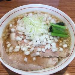 塩煮干そば【小】玉ねぎトッピング