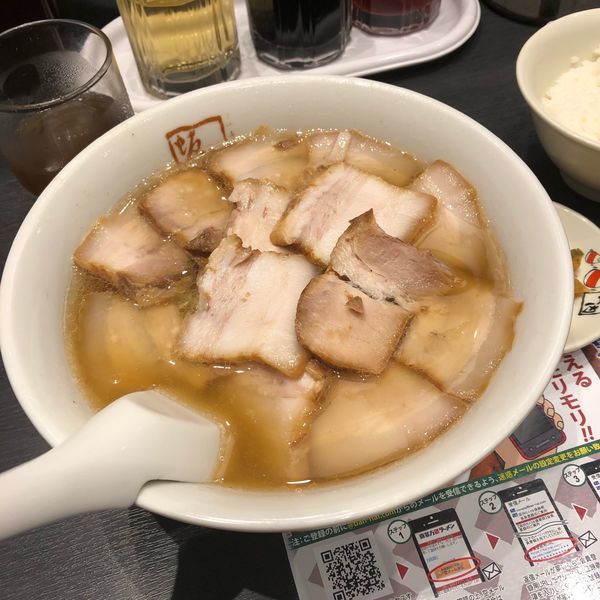 「焼豚ラーメン」@喜多方ラーメン 坂内 調布店の写真