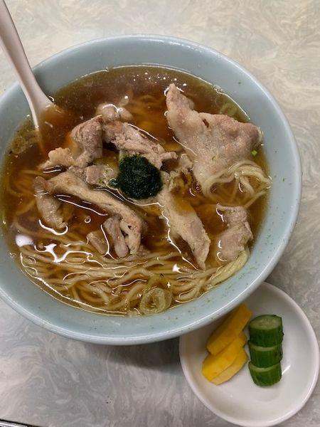 「肉そば 650円」@伊勢屋食堂の写真