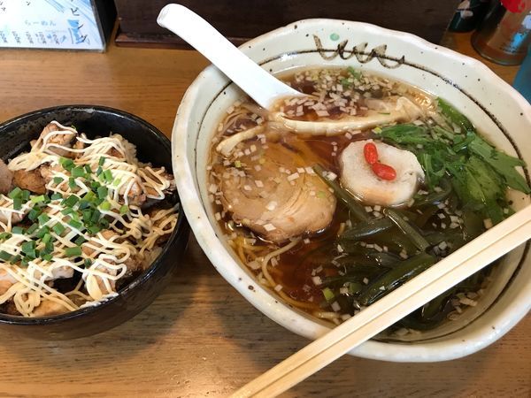 「月替わりらーめん」@らーめん しおの風 本店の写真