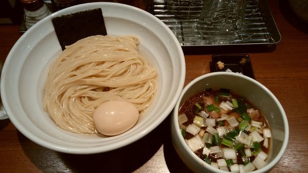「鴨汁昆布水つけ麺(醤油)中盛無料¥1000-+味玉¥100-」@麺処 はら田の写真