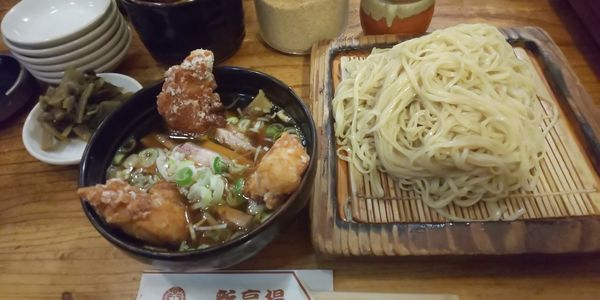 「ミックスつけ麺中盛」@新高揚の写真