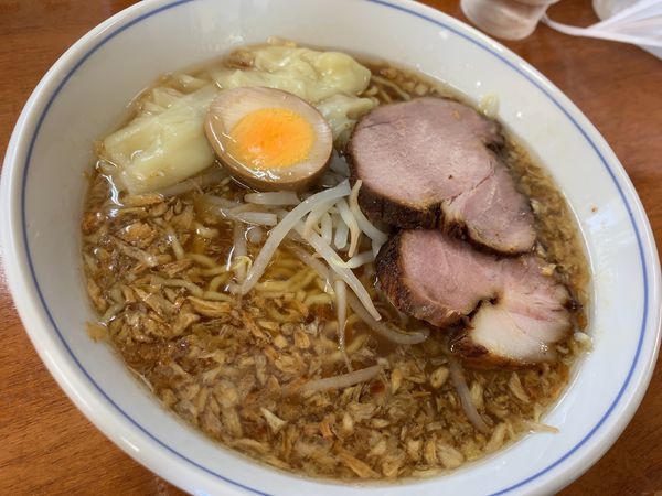 「ワンタンメン830円」@ラーメン かぶとや!の写真