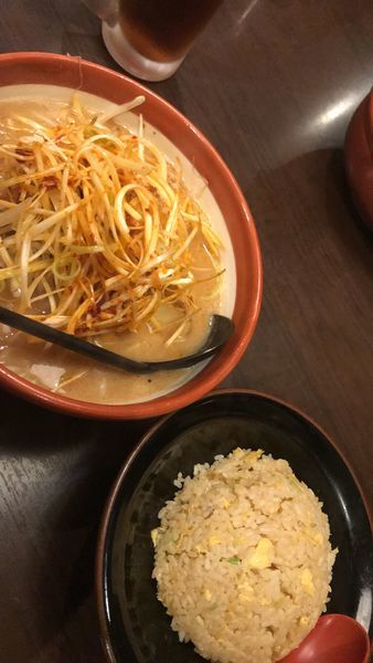 「北海道味噌肉ネギラーメン」@彰膳 熊本中央店の写真