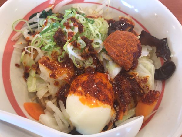 「台湾野菜まぜめん・辛シビ系激辛640円」@幸楽苑 南沢又店の写真