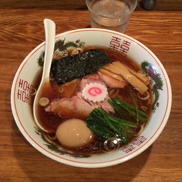 「生姜醤油味玉ラーメン」@神保町 可以の写真