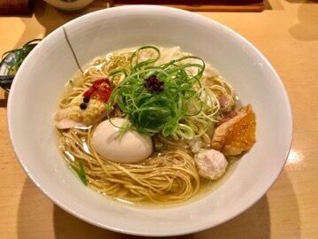 「特製塩そば」@饗 くろ㐂の写真