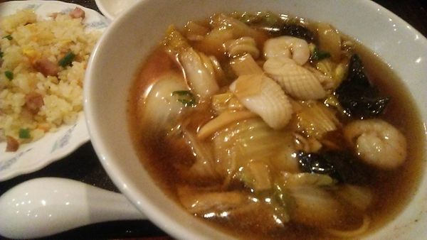 「C定食セット 850円」@健康中華 青蓮 さいたま新都心店の写真