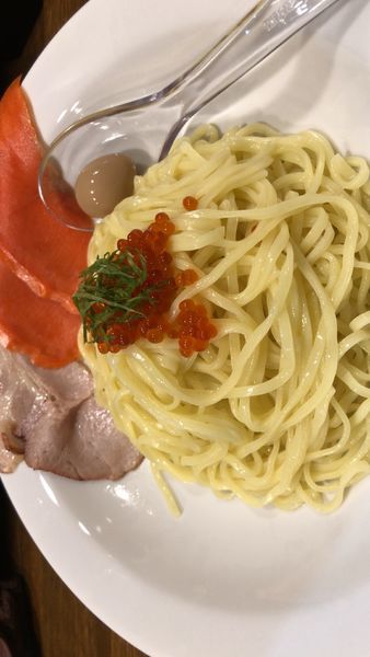 「西京焼鮭つけ麺 麺200g 600円」@Soupmenの写真