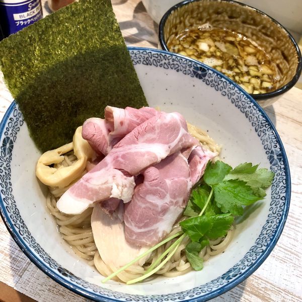 「【気まぐれ限定】淡麗煮干しつけそば ￥900」@中華そば 四つ葉の写真