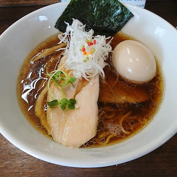 「しょうゆらぁめん あじたま」@らぁめんひろりんの写真