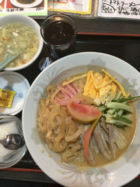 「冷やし中華（ゴマ）」@海華 我孫子店の写真