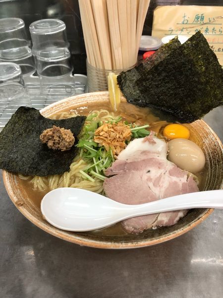 「鮟鱇出汁の冷やしまぜそば大盛り」@覆麺 智の写真